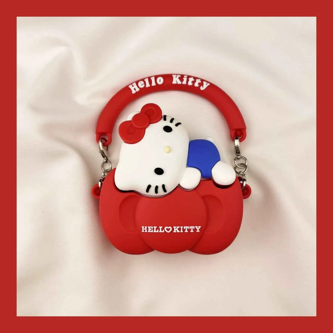 Cute Cartoon Bow Hello Kitty Apple AirPods Case A