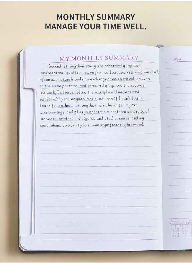 Daily Planner with Hourly PRO Schedule & to-do List – A5
