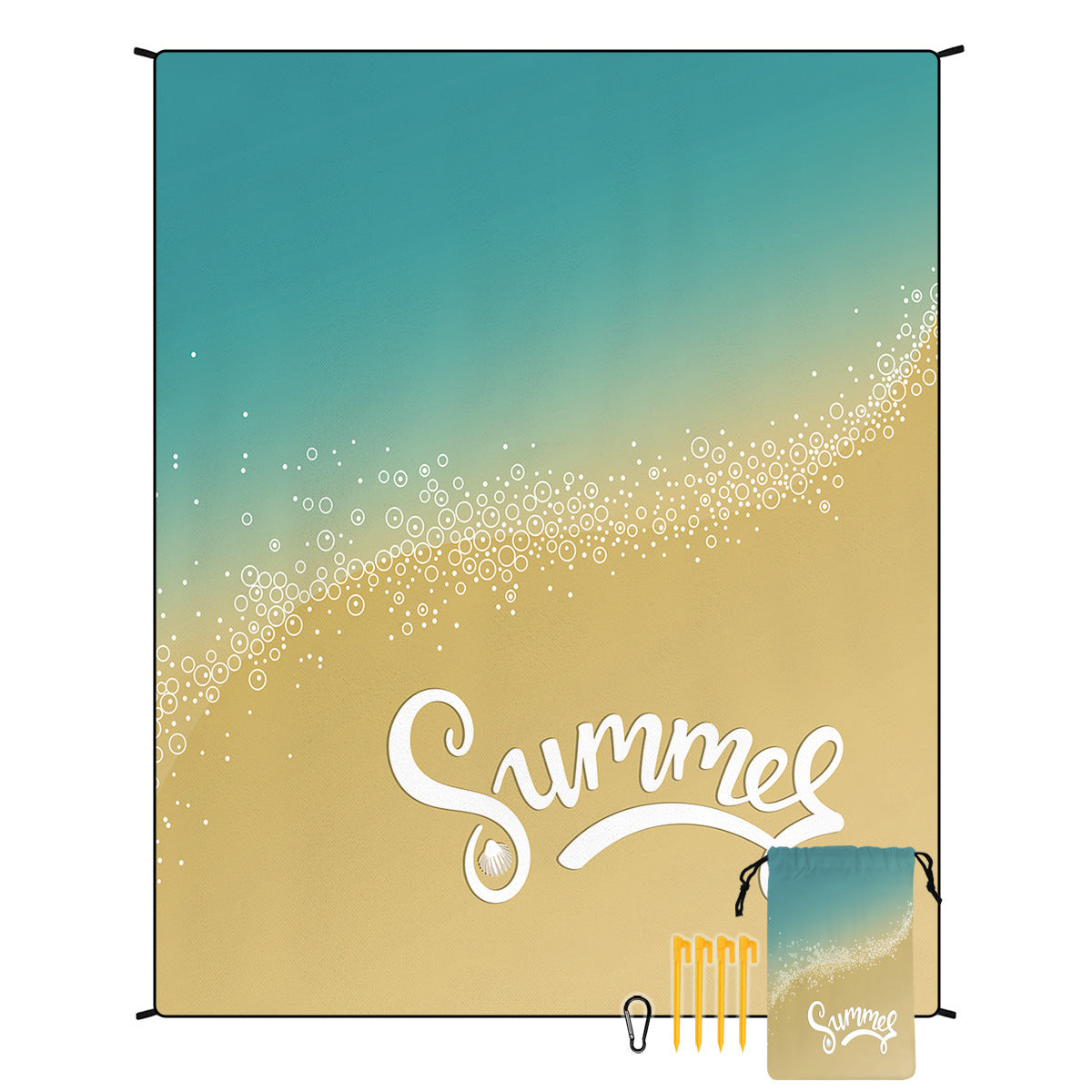 Bohemian Beach Mat & Outdoor Picnic Blanket – Waterproof 220 x 180cm