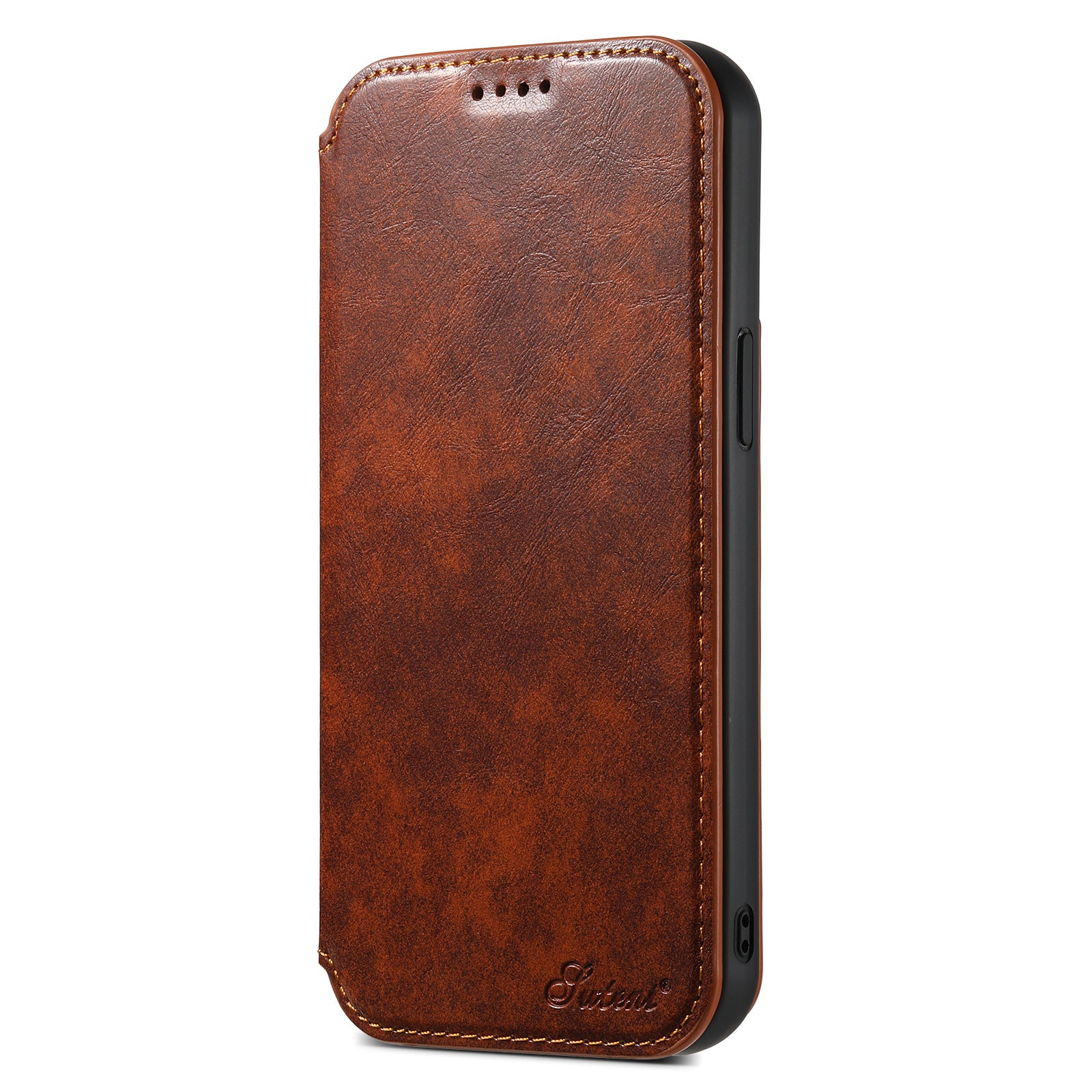MagSafe Flip Leather Case for iPhone – Folio Wallet Cover with Card Slots