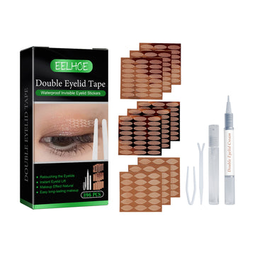 Natural Glue-Free Double Eyelid Tape Kit – 396 Invisible Strips