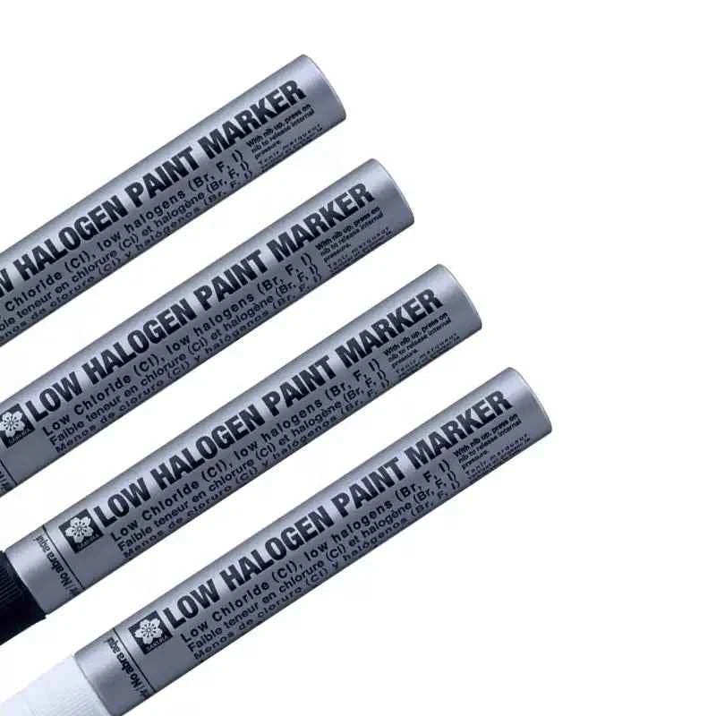 SAKURA Low Halogen Paint Marker Industrial Pen 3 Pack