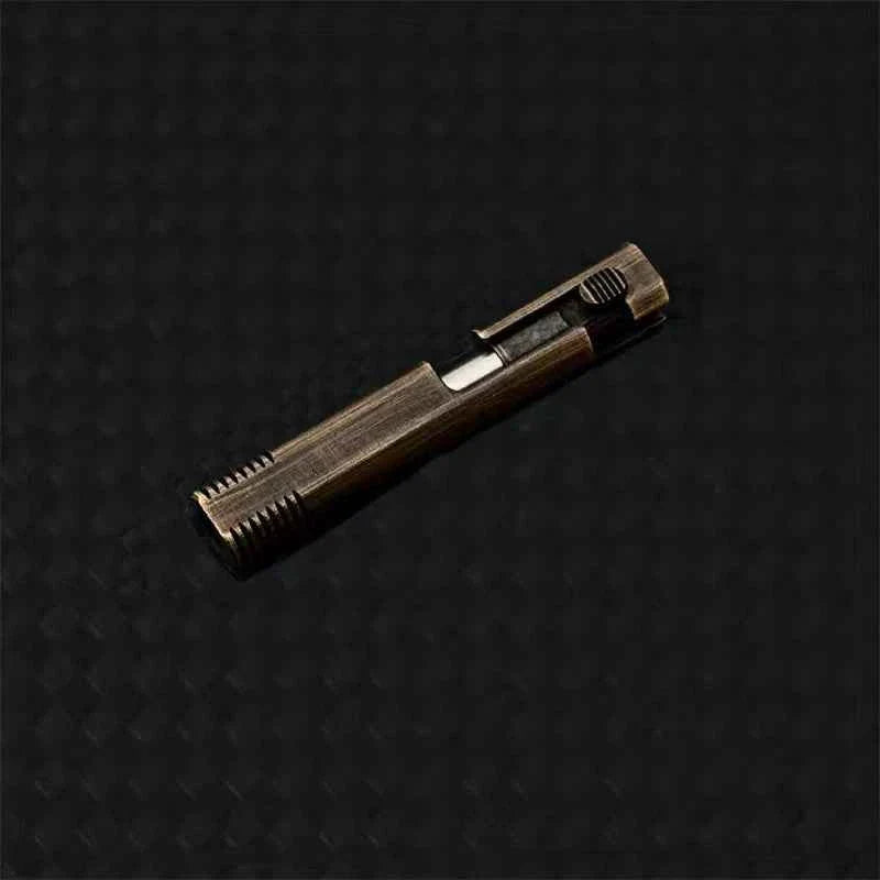 All Metal Solid Brass Pocket Ballpoint Pen Black Brass