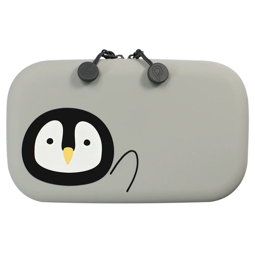 LIHITLAB PuniLabo Zipper Pen Pouch Silicone A-7716 Penguin