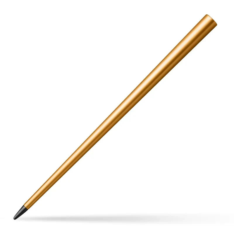 GNASEET Inkless Eternal Pencil – Tapered Metal Body | Black / Rose Red/ Silver / Gold Gold