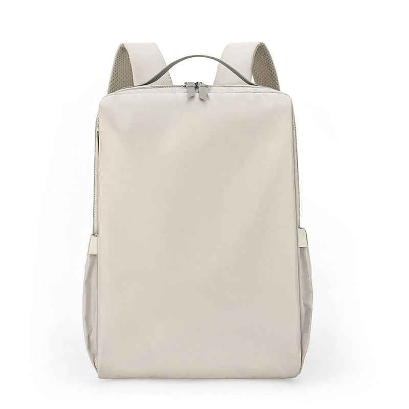 15-Inch Laptop Backpack for Travel – Slim Shockproof Commuter Bag Off White
