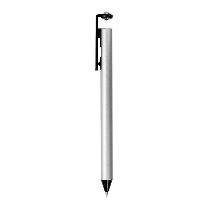 KACO Float Aluminum Gel Pen 0.5mm Black Ink Silver
