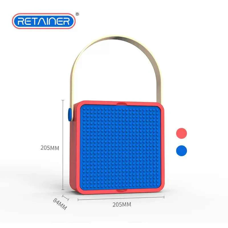 Bins & Things Storage Bin Organizer Box for LEGO Building Blocks Red Blue