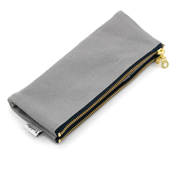 LUDDITE Bendy Pen Case Kurashiki Canvas Gray