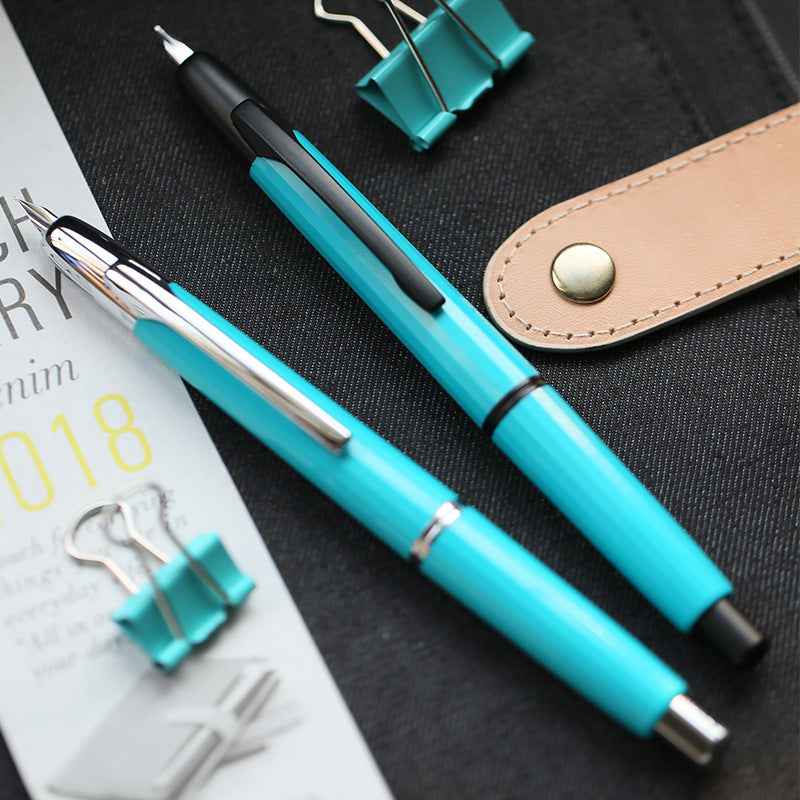 Majohn A2 Press Retractable Fountain Pen Extra Fine Nib with Box