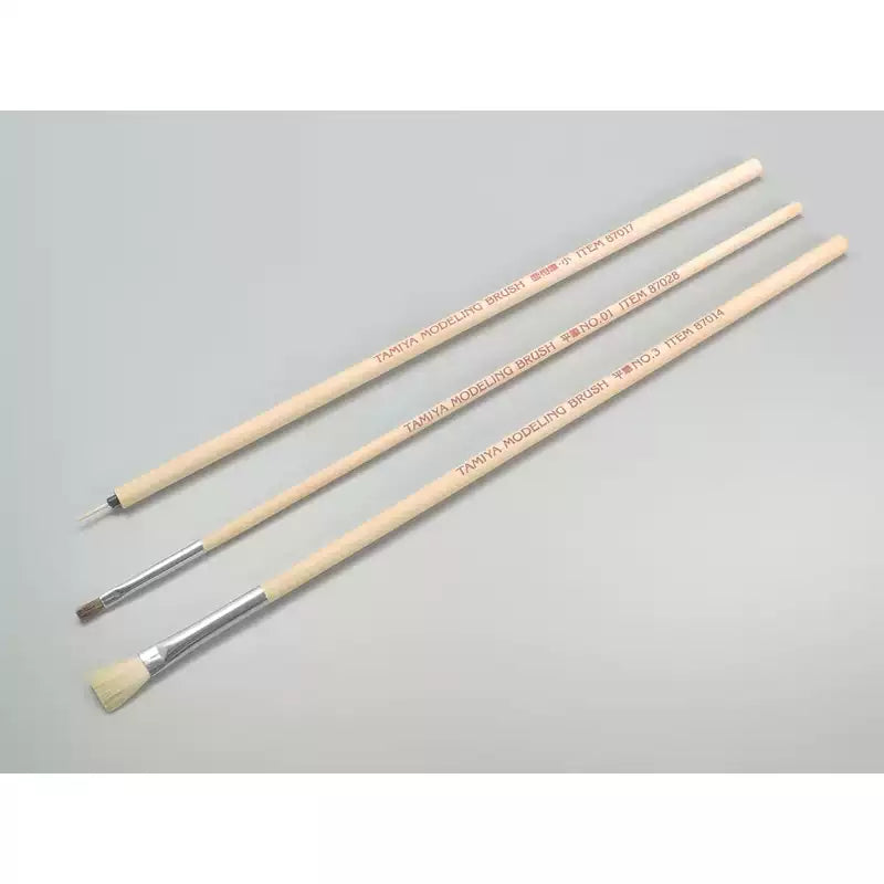 Tamiya 87066 - Modeling Brush Basic Set - 3 Pieces