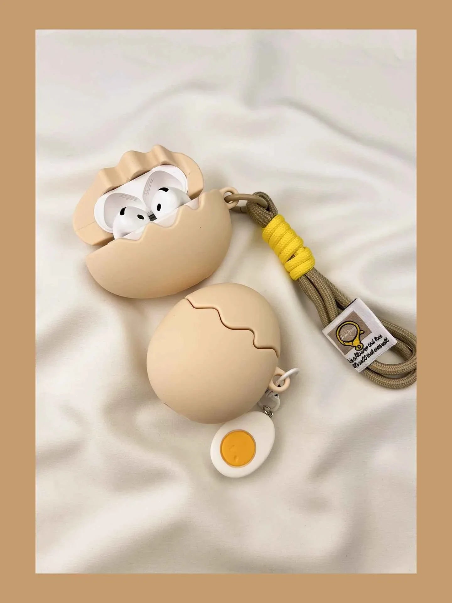 Egg-Shaped AirPods Case AirPods 1/2/3/4 AirPods Pro/Pro 2/Pro 3