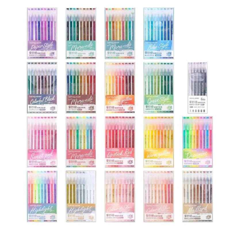 Languo Glitter Gel Pens 207 Color for Adult Coloring Journaling Drawing 168pcs(19 Pack)