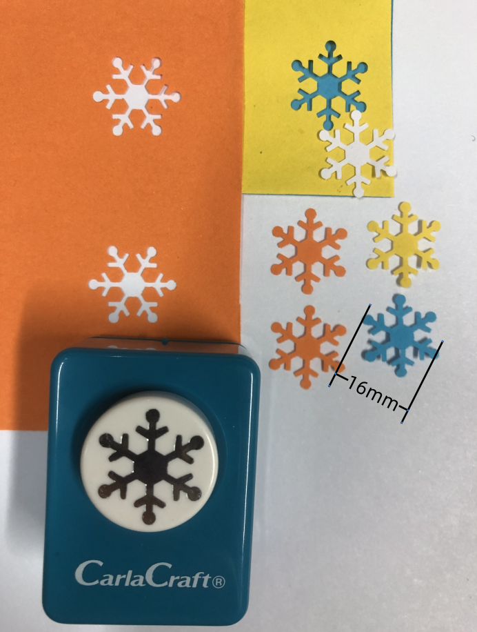 CARL Craft Mini Punch Japan Selection Snowflake 16mm