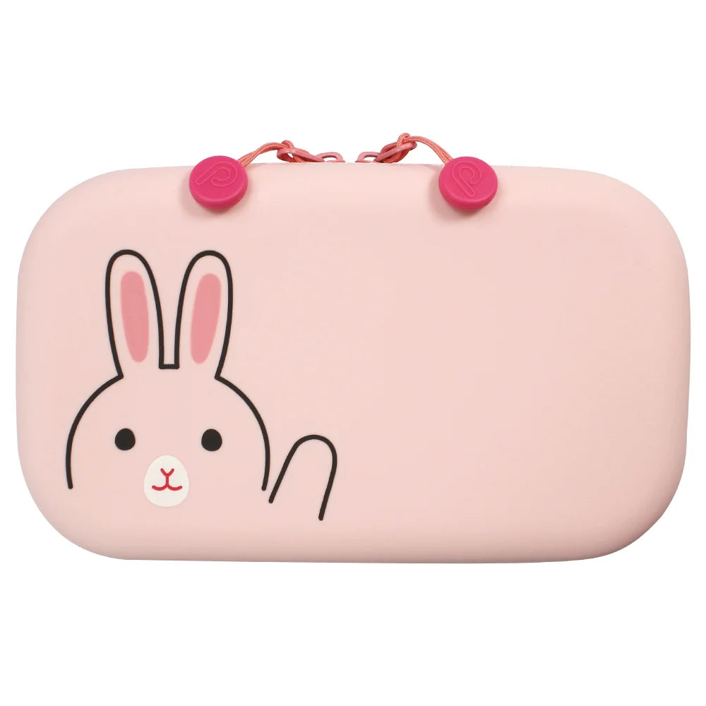LIHITLAB PuniLabo Zipper Pen Pouch Silicone A-7716 Rabbit