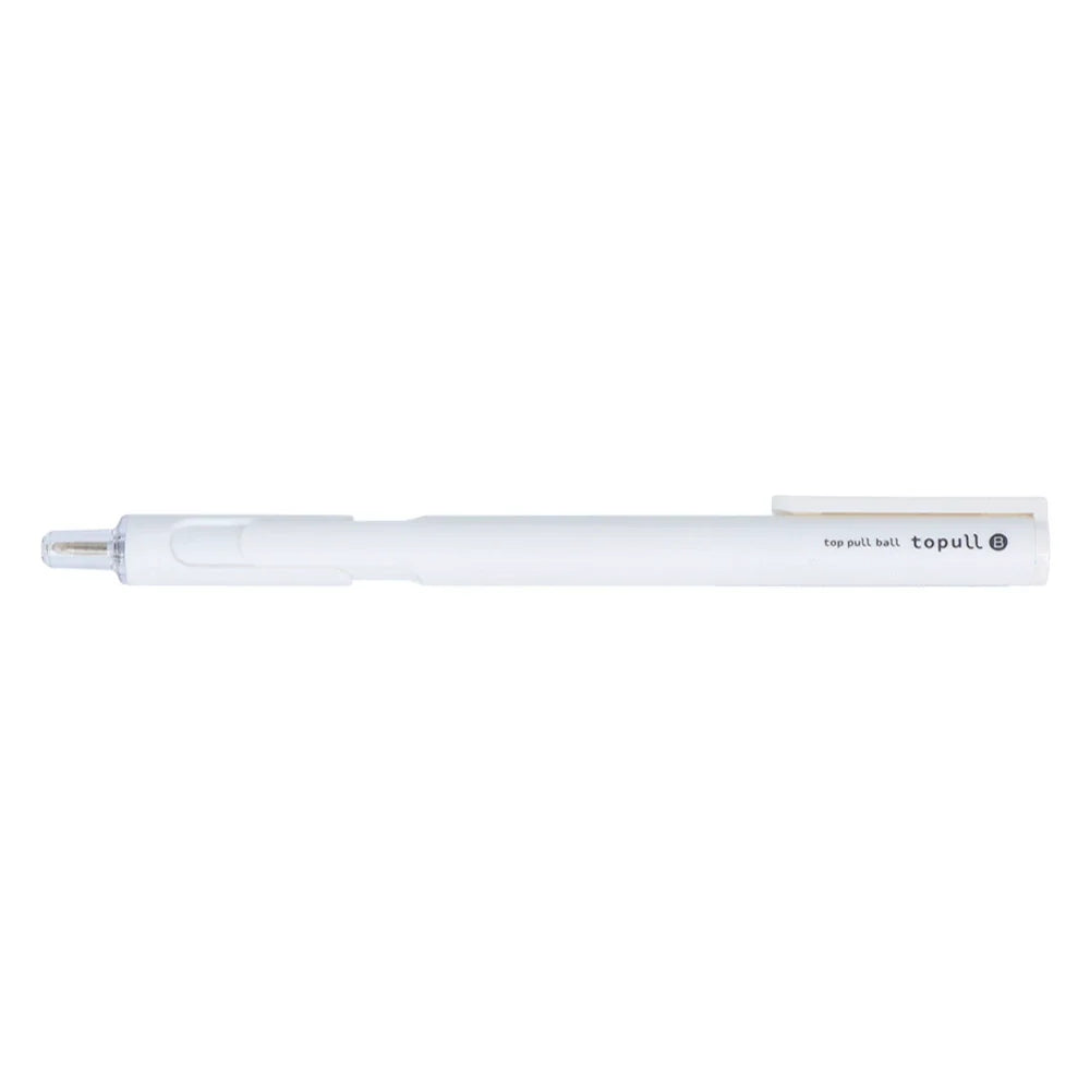 Sun-Star Topull B Ballpoint Pen Black Ink 0.5MM White