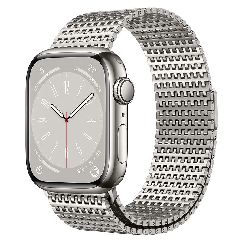 Apple Watch Chain-Link Magnetic Stainless Steel Band