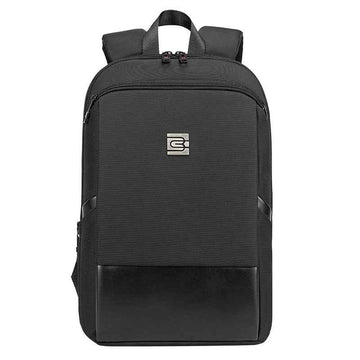 Bruno Cavalli Slim Lightweight Laptop Backpack Bookbag for Work Business and College Black