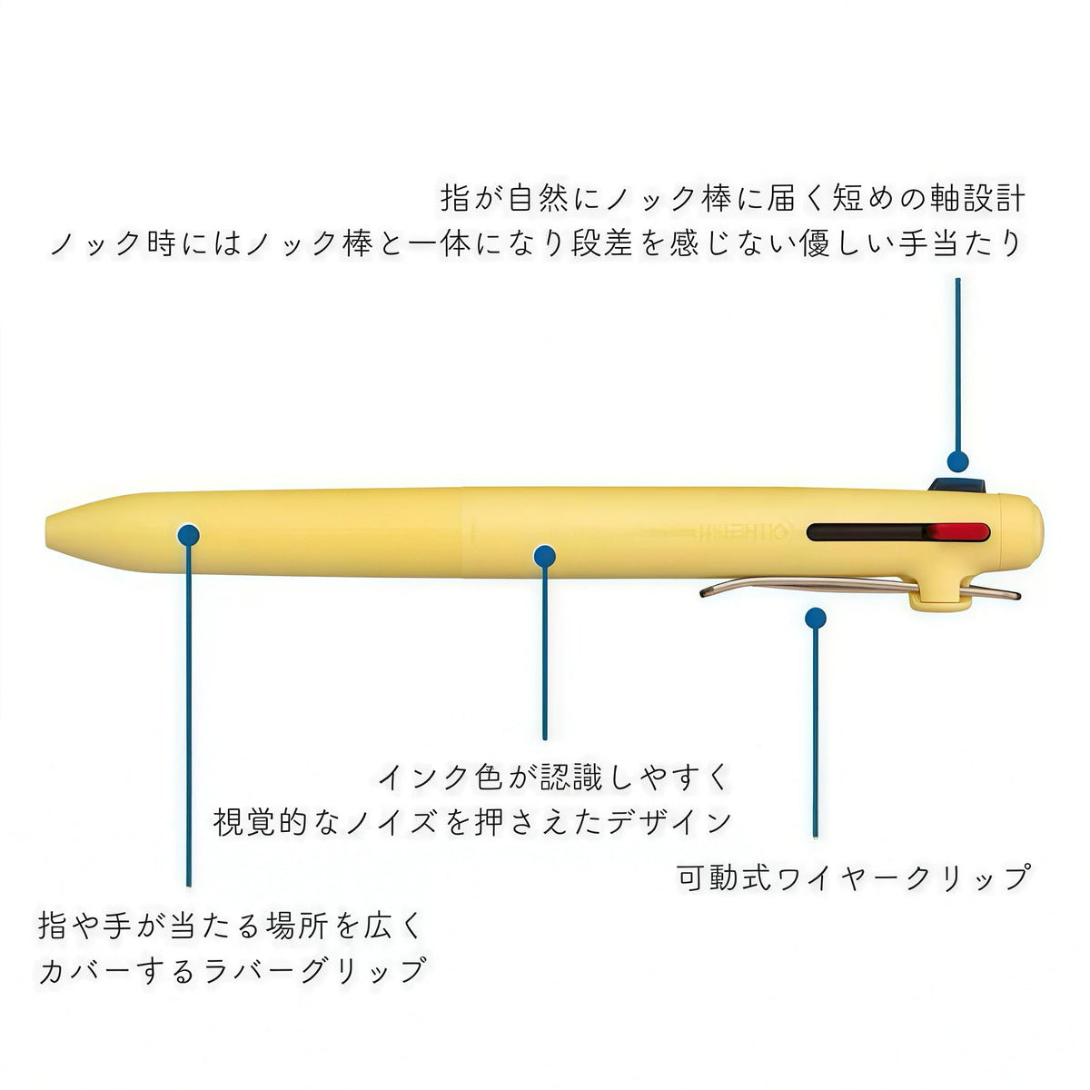 Uni-ball ZENTO 3-Color Gel Pen | Black, Red & Blue Ink | 0.38 / 0.5mm