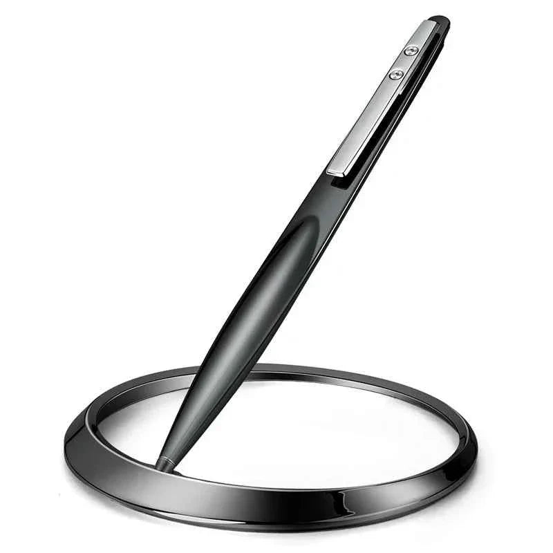 GNASEET Eternal Inkless Pen – Circular Metal Base Black