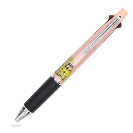 Uni Jetstream 4&1 Multi Pen 0.38mm Ballpoint + 0.5mm Pencil Pink