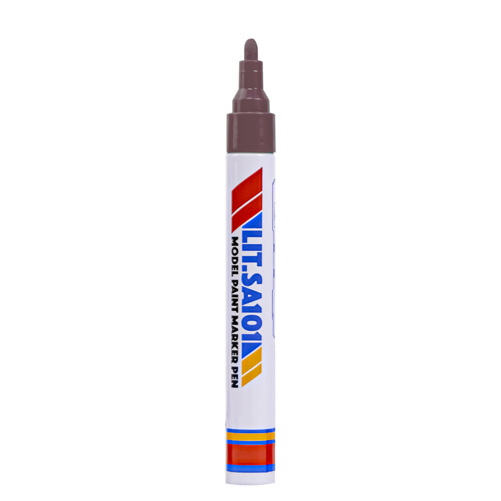 2pcs Model Paint Marker Pens Oil Based Brown