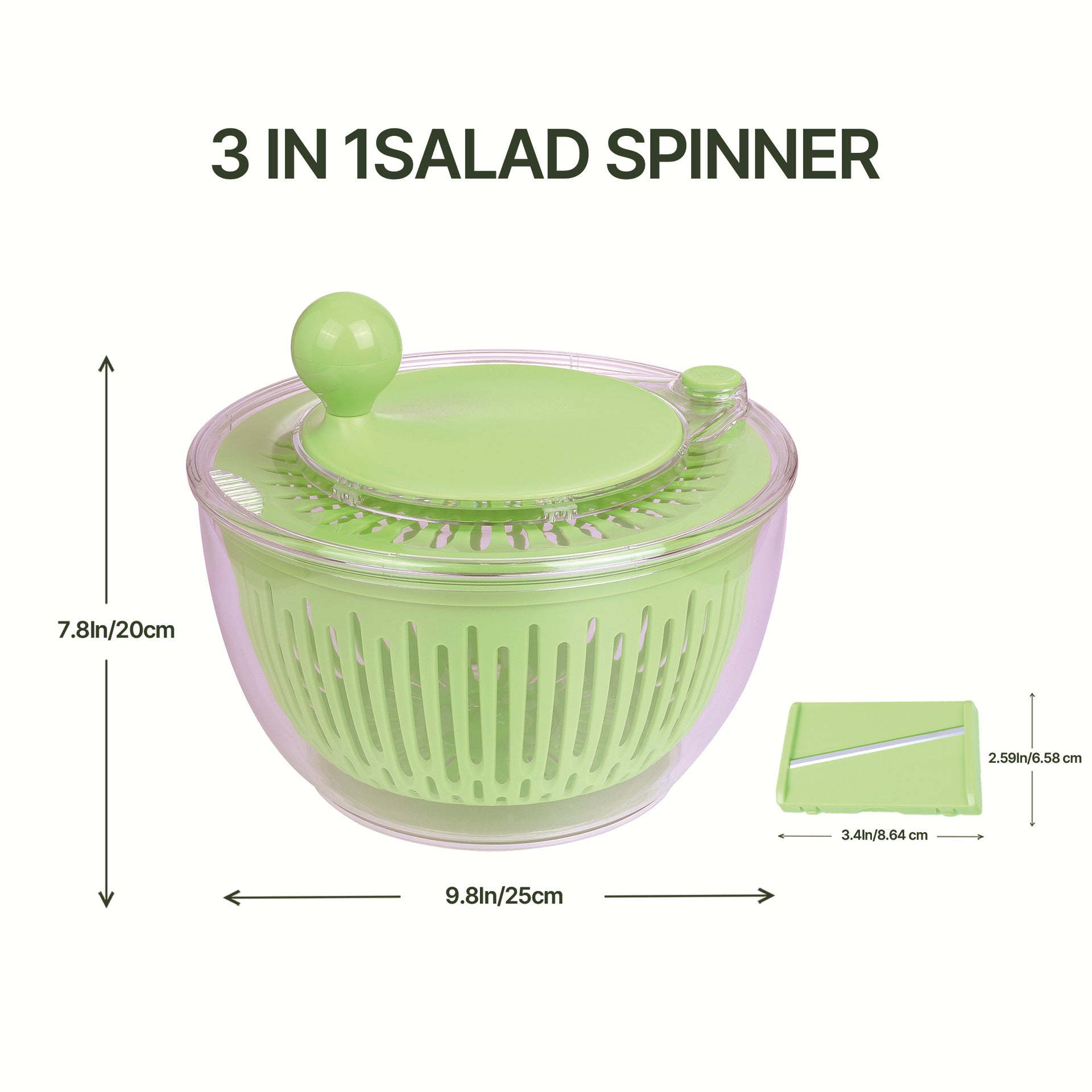 Multifunctional Salad Spinner & Vegetable Slicer