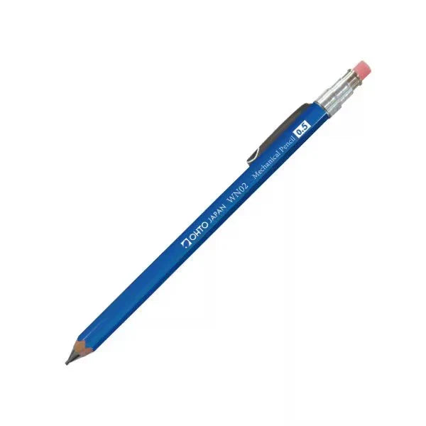 OHTO WN02 Wooden Pencil-Shaped Mechanical Pencil 0.5MM Yellow