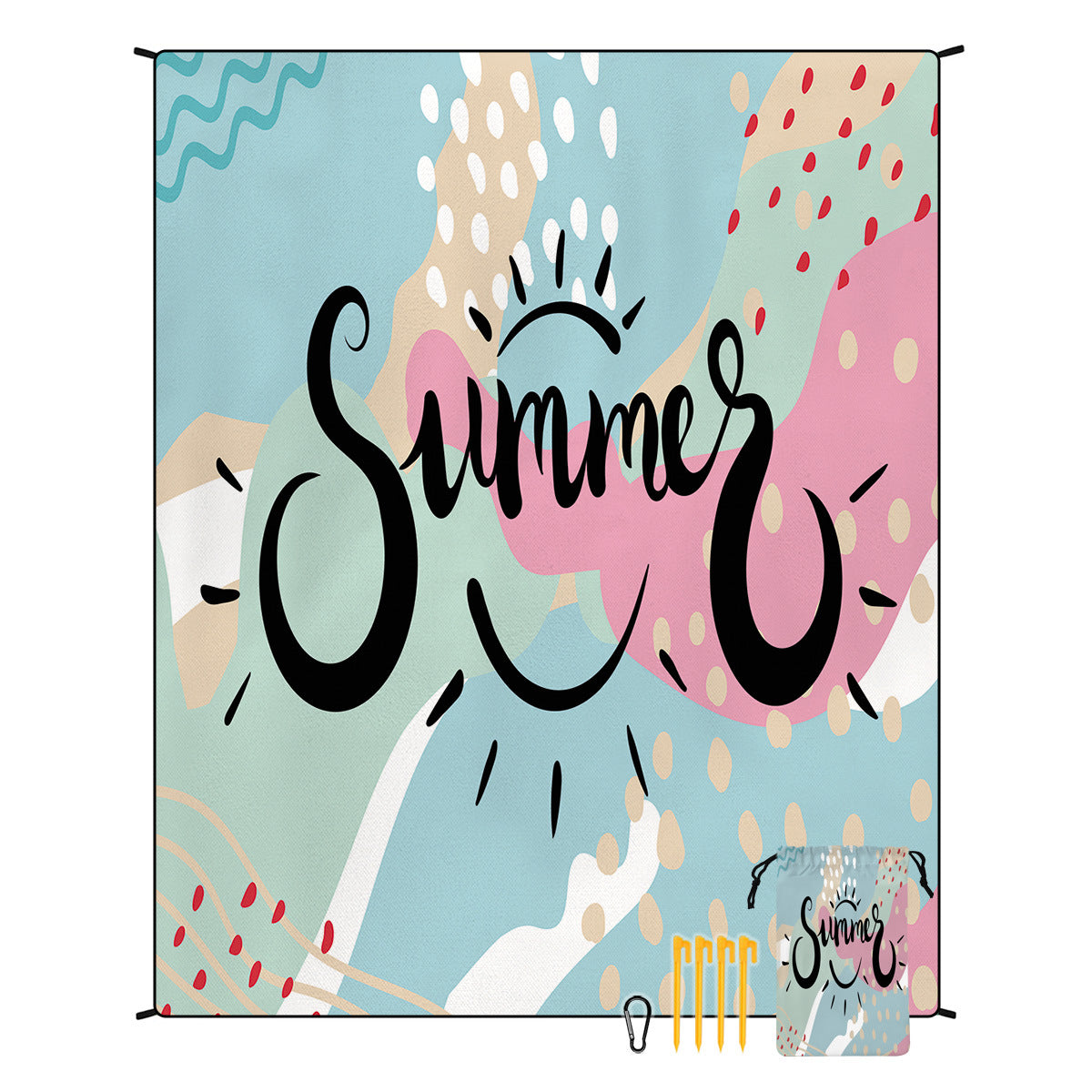 Bohemian Beach Mat & Outdoor Picnic Blanket – Waterproof 220 x 180cm
