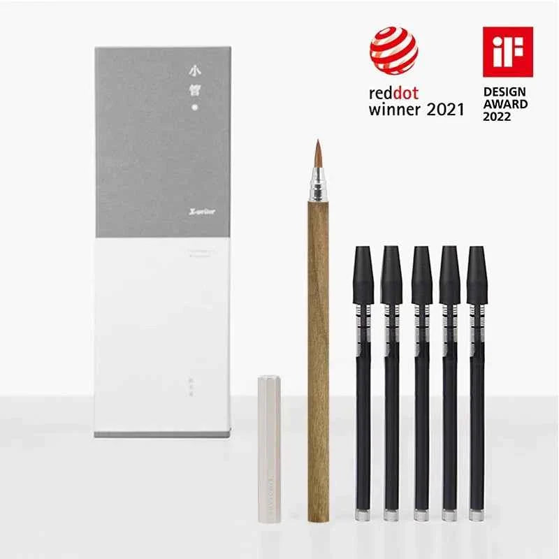 MWZ Fountain Brush Pen Black Ink for Calligraphy,Manga,Drawing C