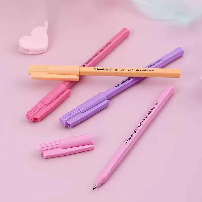 Schneider Tops 505 F Pastel Ballpoint Pen,8 Pack