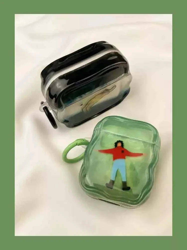 Relaxing Oil Painting Style AirPods Case