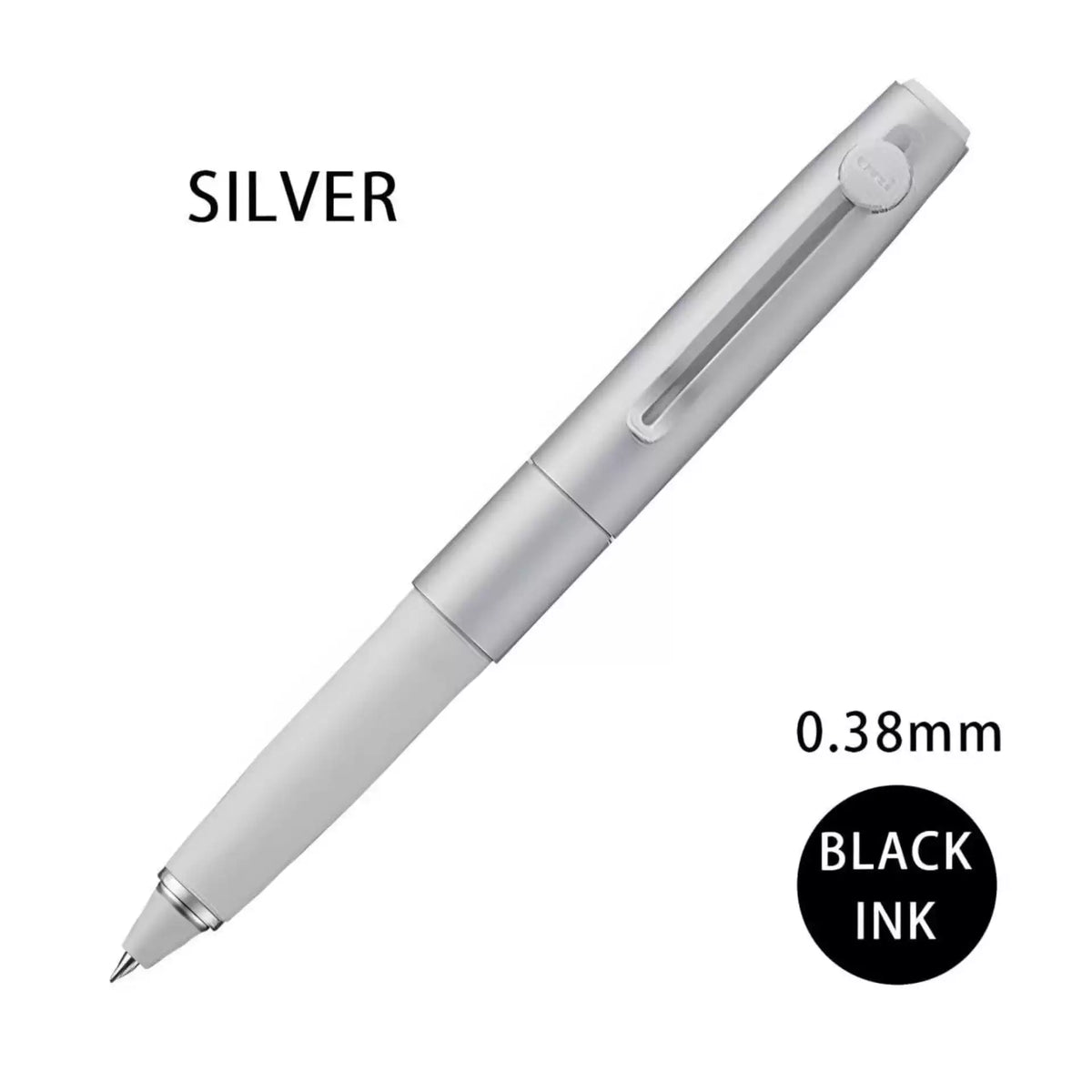 Uni-ball ZENTO Signature Semi-Metal Gel Pen | Black Ink | 0.38 / 0.5 / 0.7mm