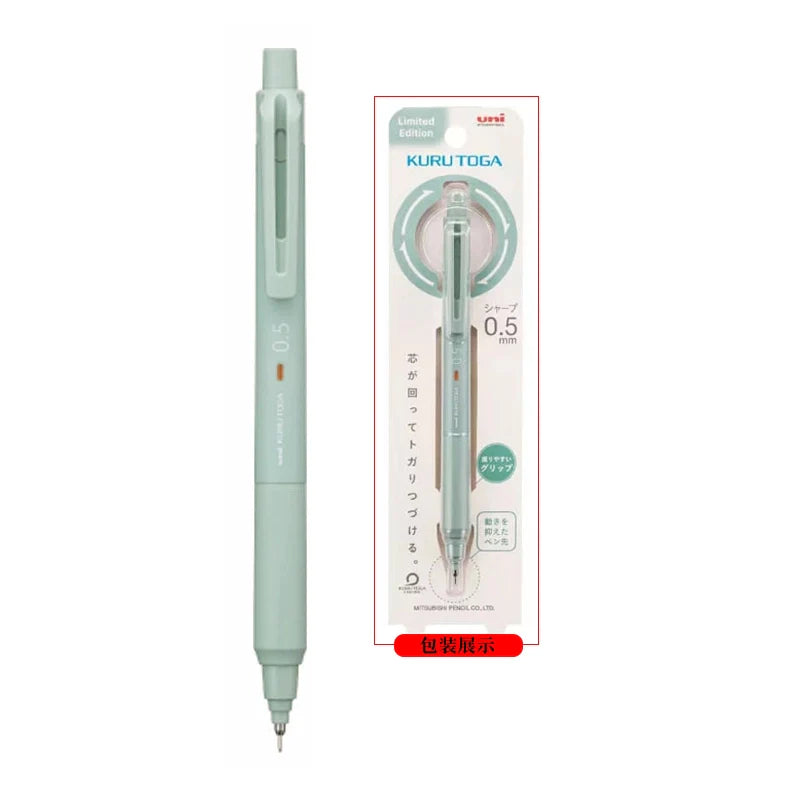 Uni Kuru Toga KS Mechanical Pencil Limited Edition 0.5mm Mint Green