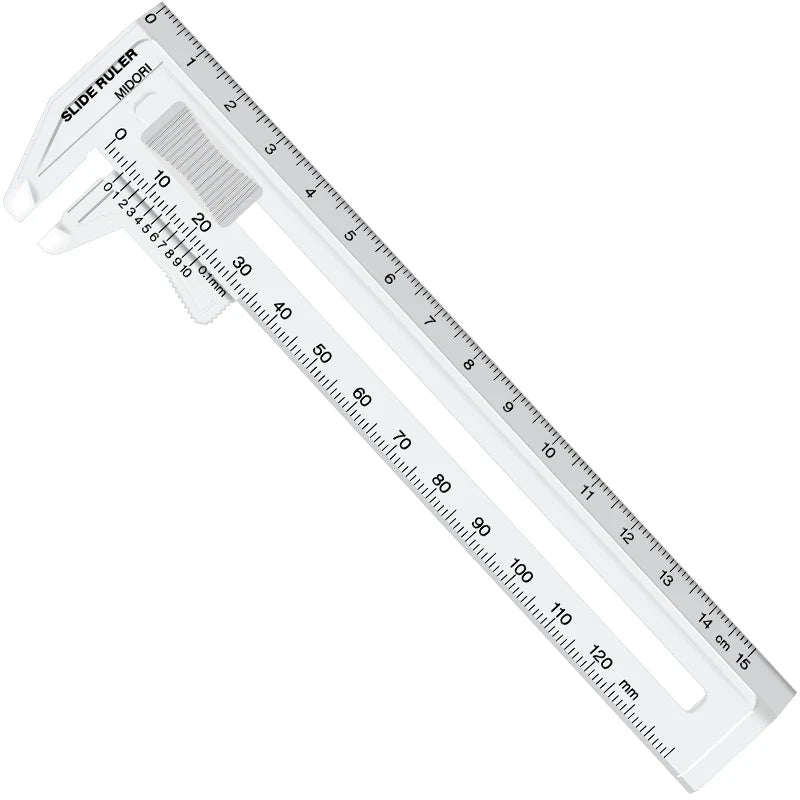 Midori Slide Ruler Caliper 15cm Black