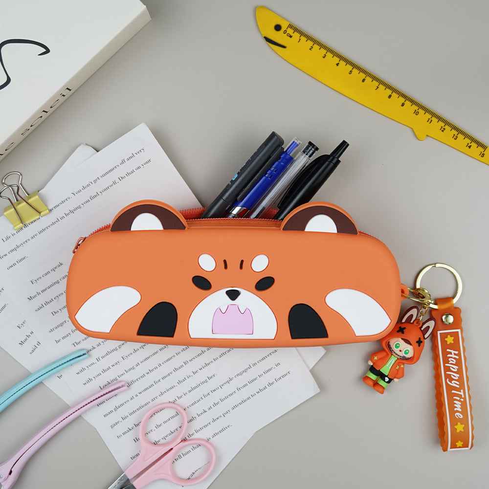 Cute Cartoon Animal Silicone Pencil Case Fox