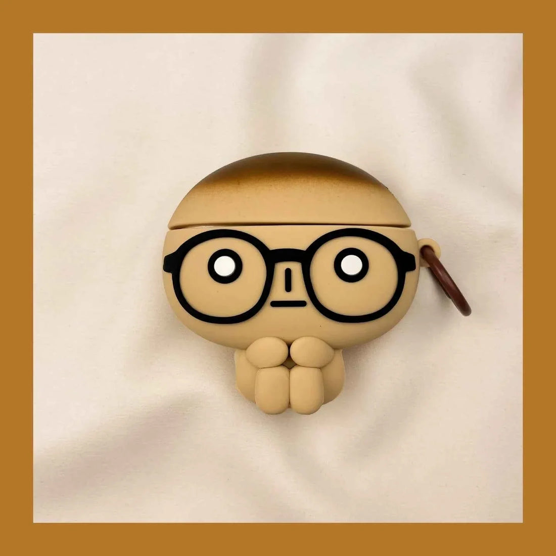 Japanese Kawaii Burnt Toast Character AirPods Case A