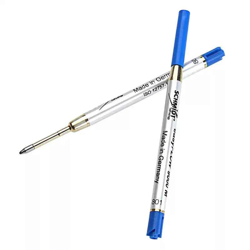 Schmidt EasyFlow 9000 Ballpoint Pen Refill - Medium Point - Black/Blue Blue