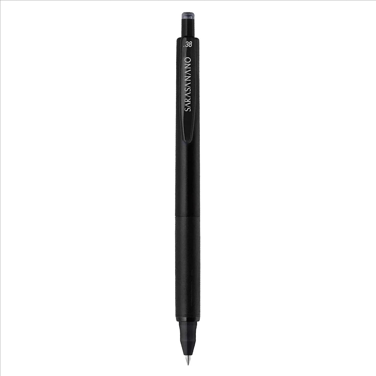 Zebra SARASA Nano Gel Pen - Monochrome Series - 0.38mm Black