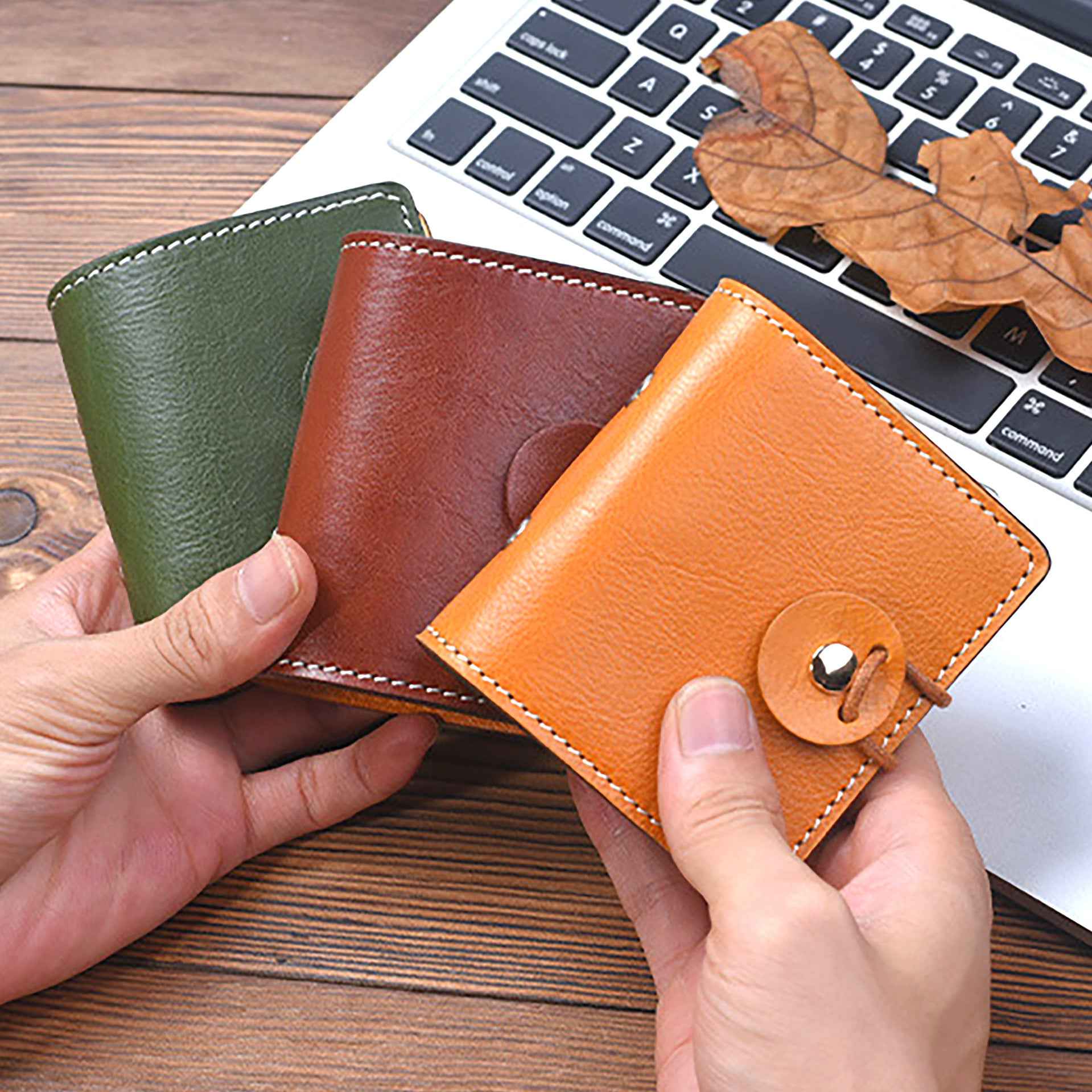 A9 Leather Pocket Notebook – 3-Ring Refillable Mini Binder 50 Sheets