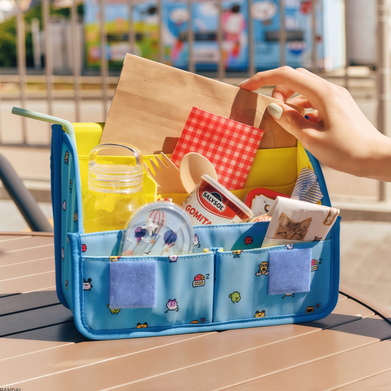 Japanese Cute Cartoon Scrapbook & Stationery Organizer Bag