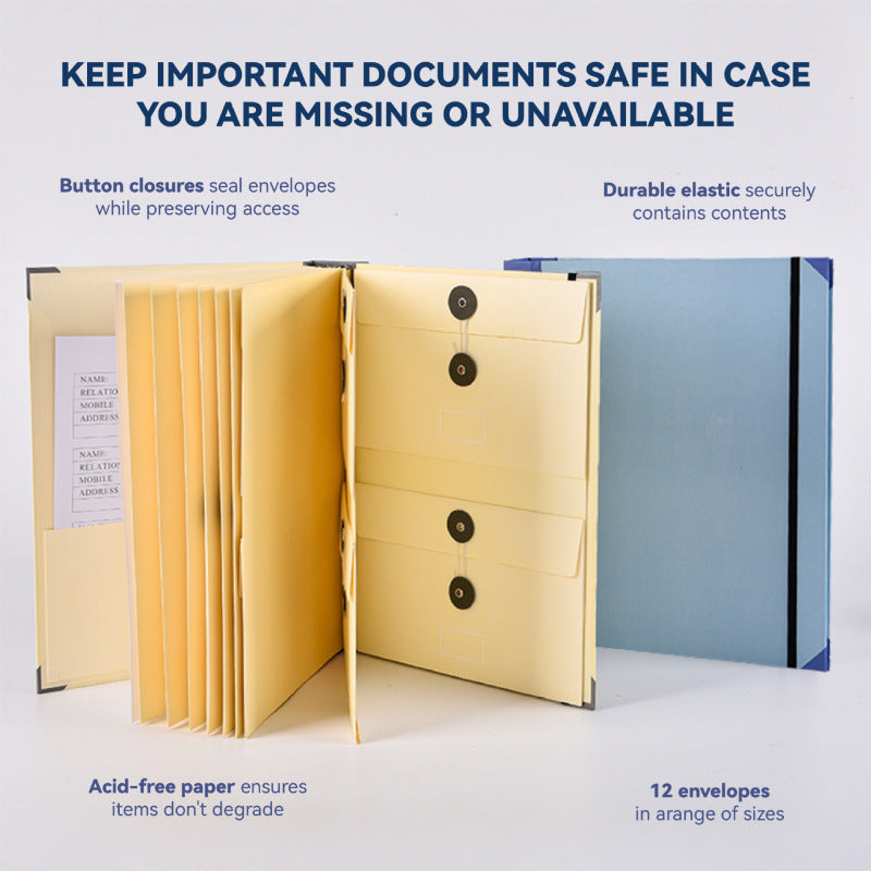 In Case Go Missing Binder Viral TikTok Folio