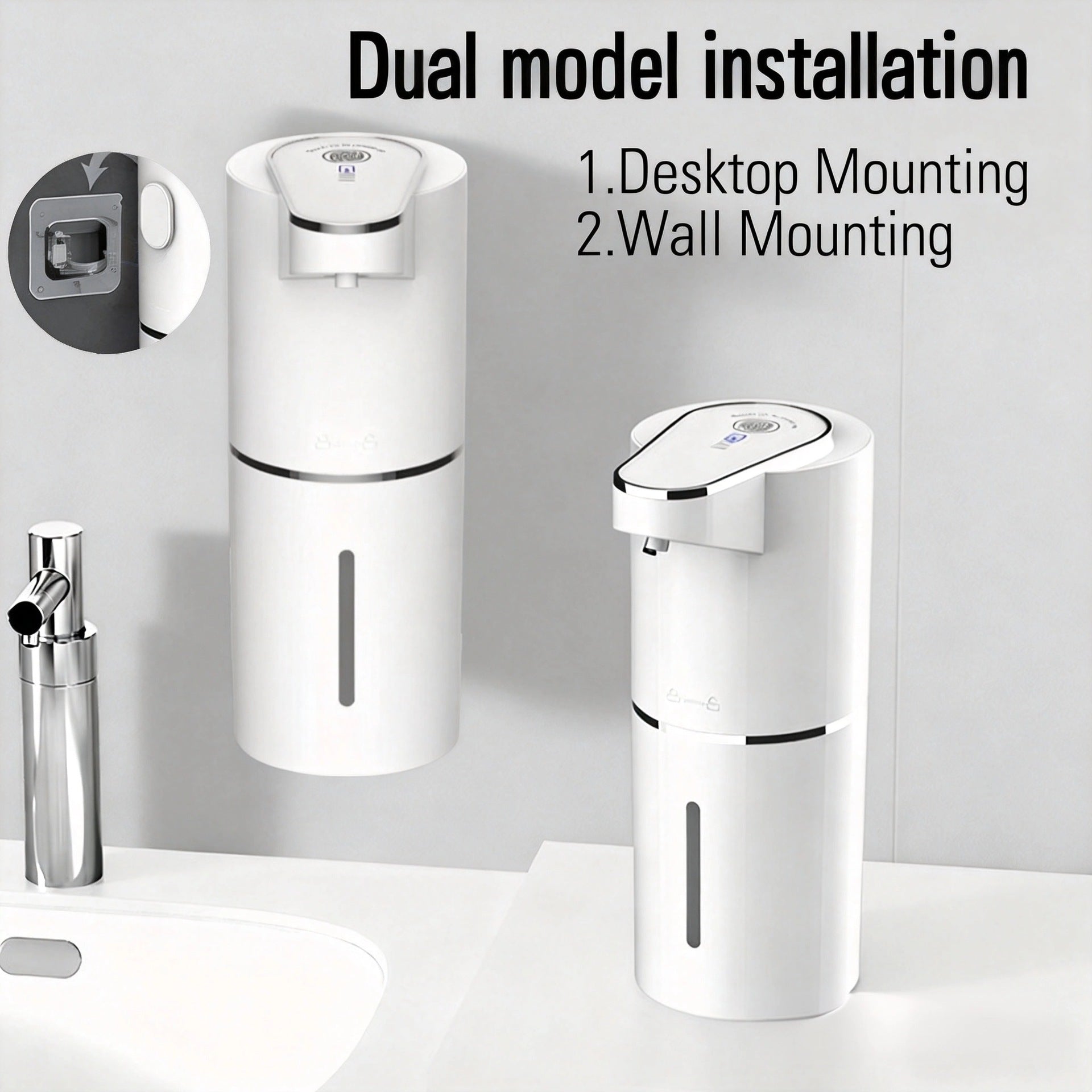 Automatic Foaming Soap Dispenser – 350ml Touchless Sensor Pump