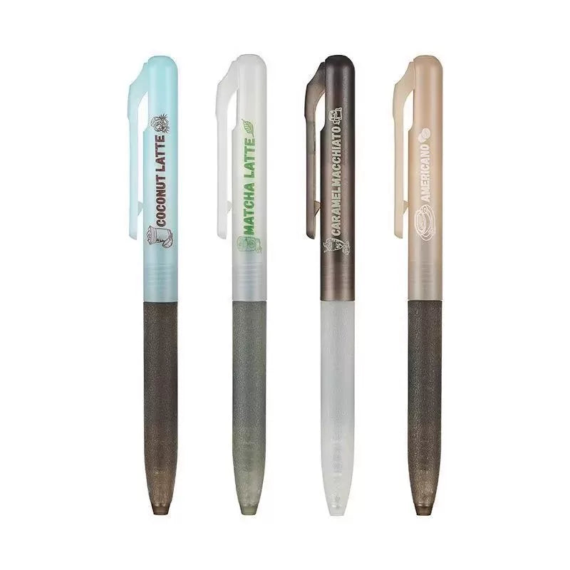TANOOCI TBX-105 Coffee Scented Gel Pen 0.5MM 4 Pack