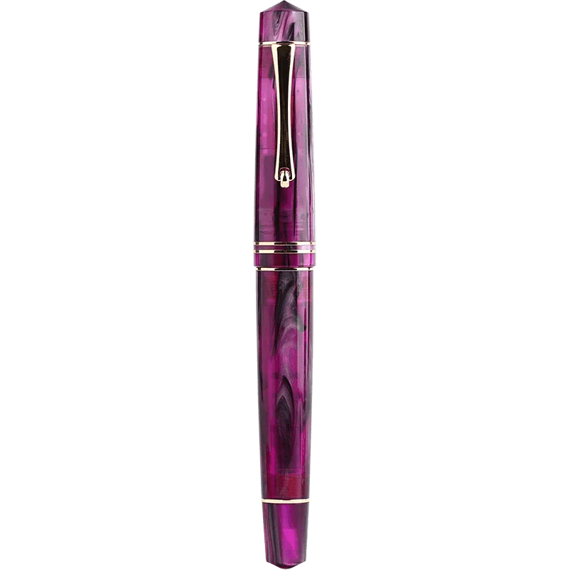 Majohn M800 Acrylic Fountain Pen,Germany Bock Fine Nib Purple