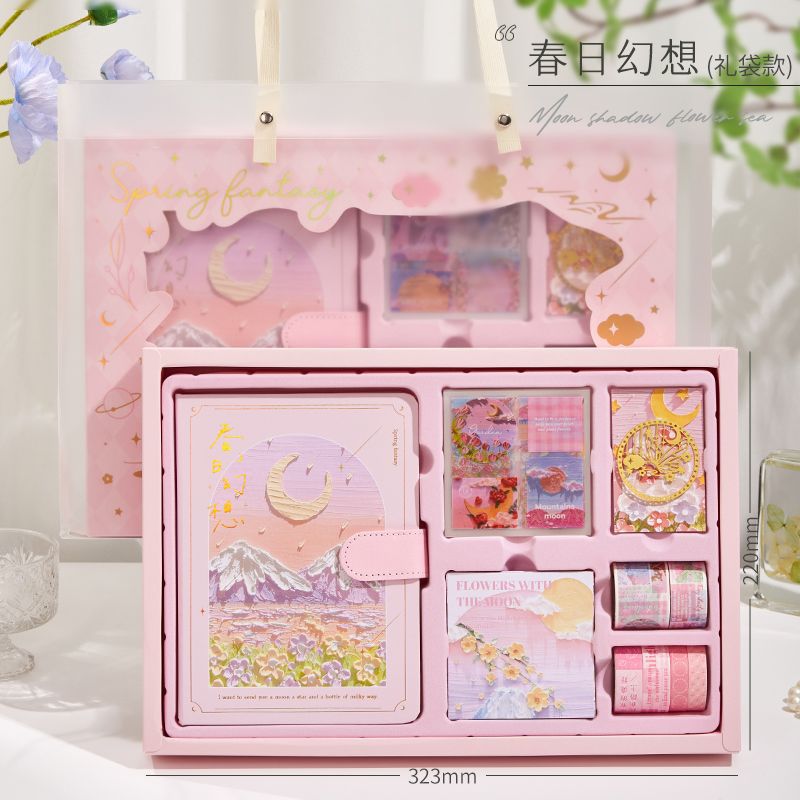 Oil Painting Series Journal Scrapbooking Supplies Gift Set G