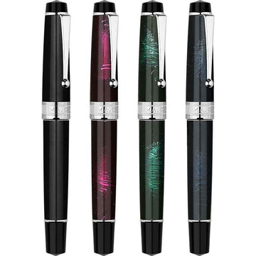 Majohn T5 Piston Fountain Pen,Large Ink Capacity Writing Set with Box