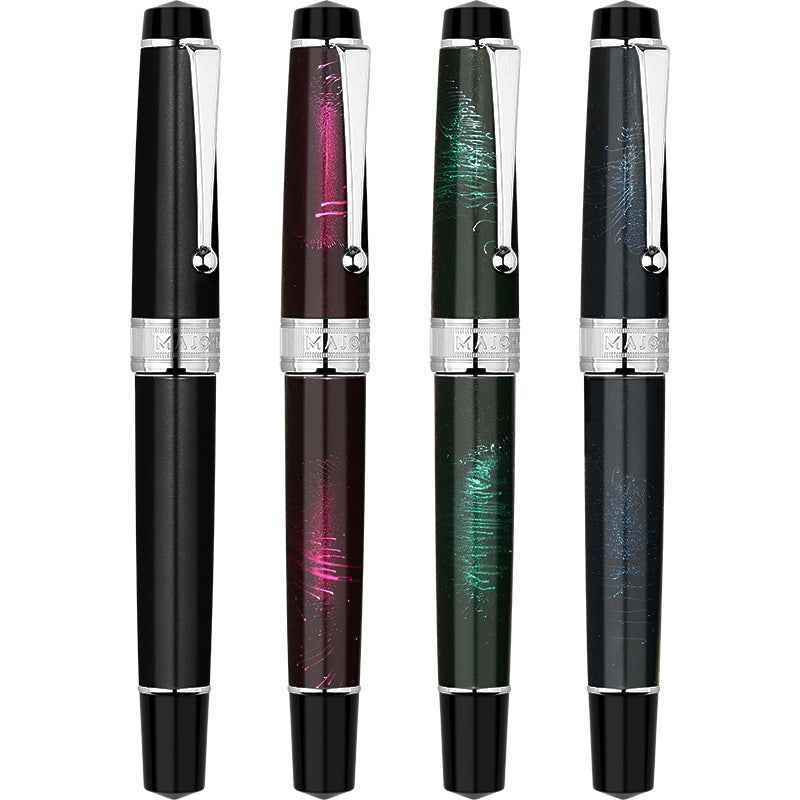 Majohn T5 Piston Fountain Pen,Large Ink Capacity Writing Set with Box