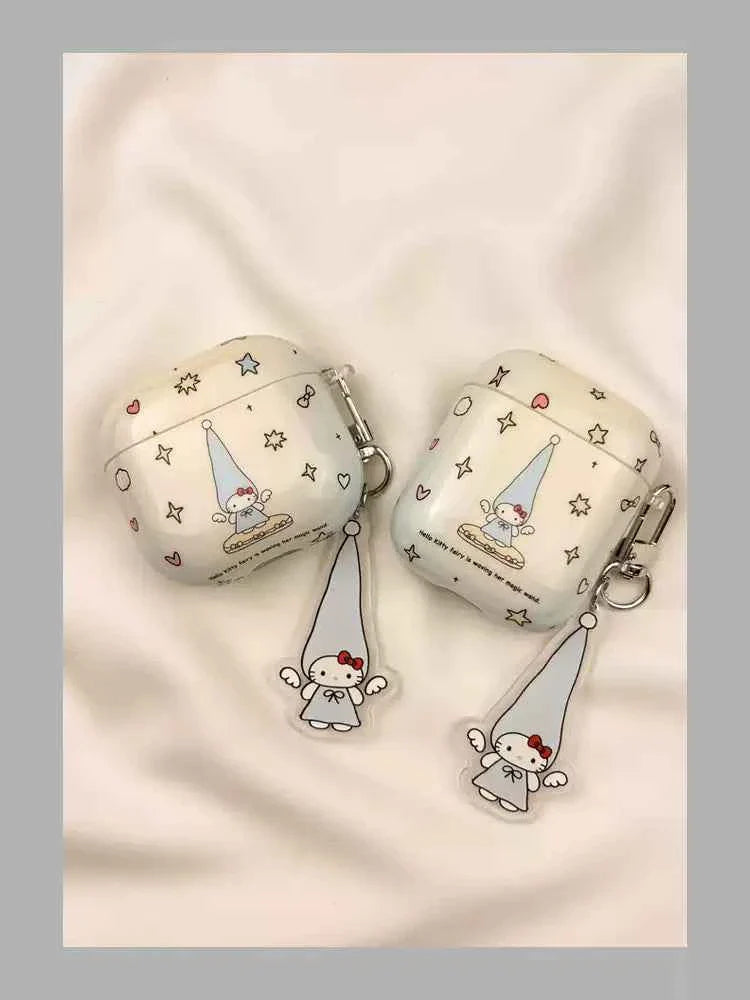 Star Long Hat Hello Kitty AirPods Case