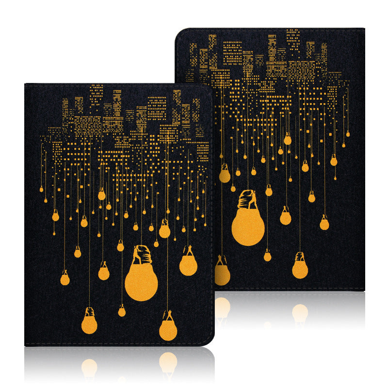 Kindle Paperwhite 11th 6.8 inch Case Cover with Stand Hand Strap Bulb